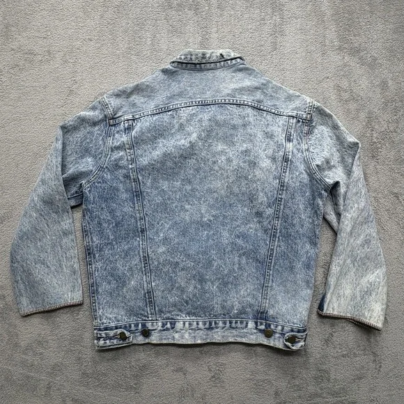 Vintage Georges Marciano Guess Jacket Mens‎ Medium Denim Acid Wash USA 80s Retro